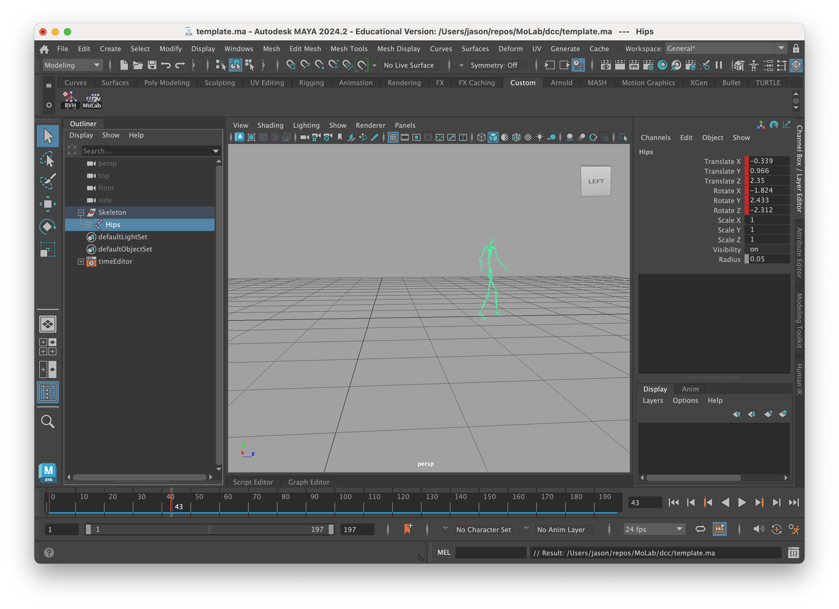 MoLab Maya Template
