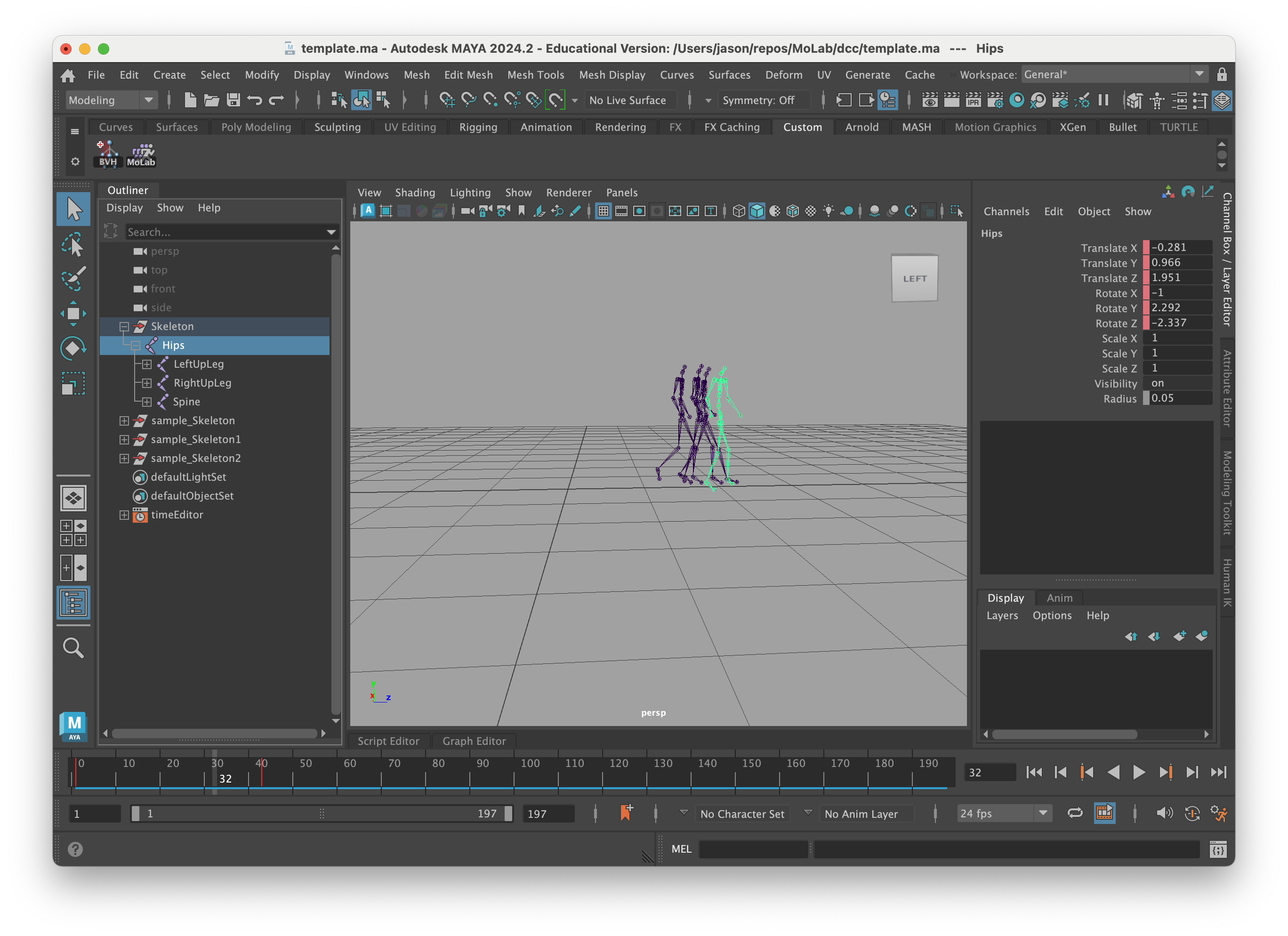 MoLab Maya Inference