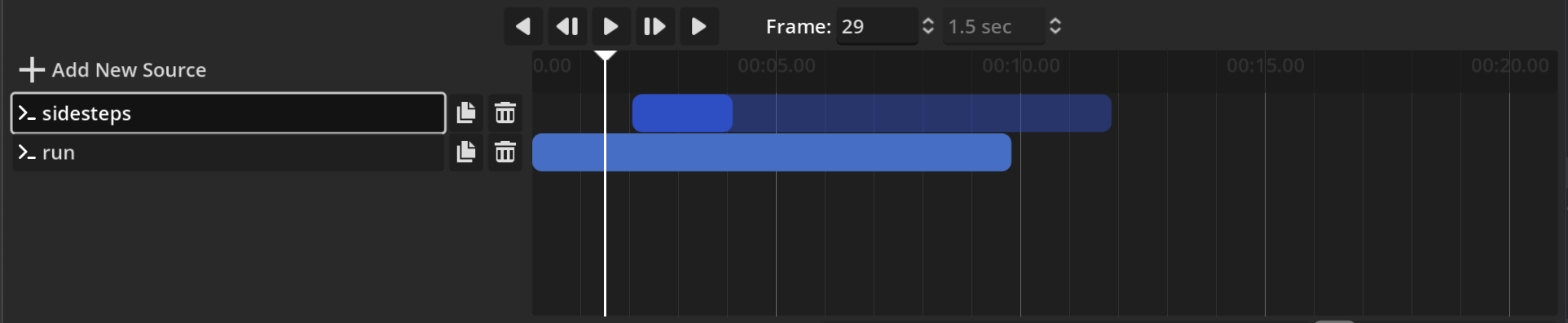 MoLab Sequencer Timeline